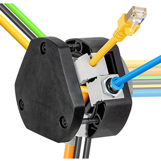 KEL-ER split cable entry frames for cables with connectors / IP66
